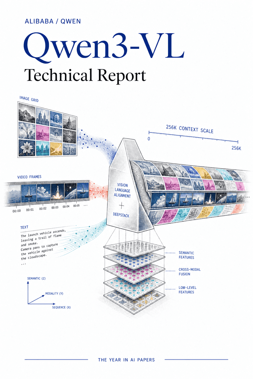 Editorial cover for Qwen3-VL Technical Report